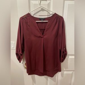 Atmosphere size 14 red dressy shirt